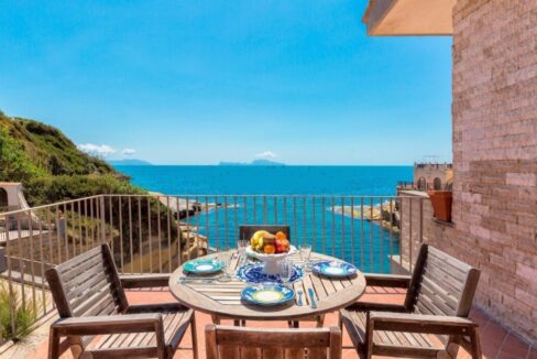 Terrazza con vista sul mare