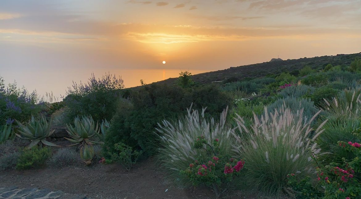 Vista al tramonto