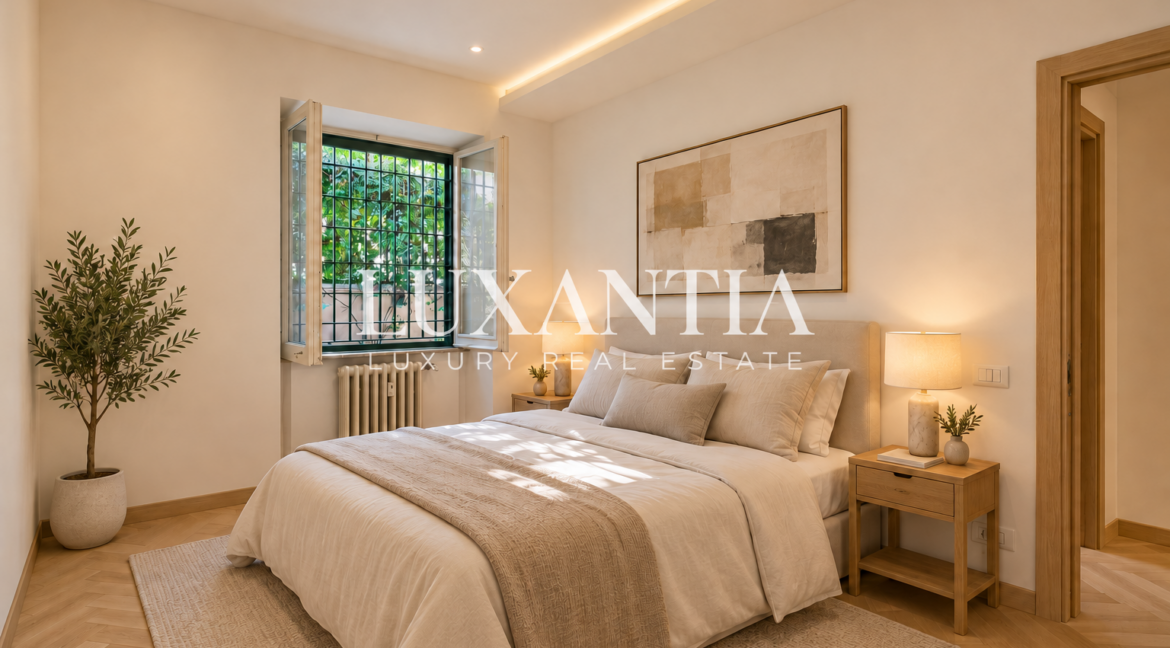 Camera compatta in rovere naturale