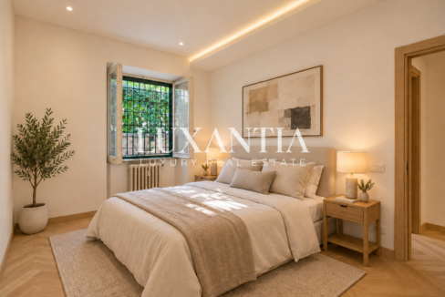 Camera compatta in rovere naturale