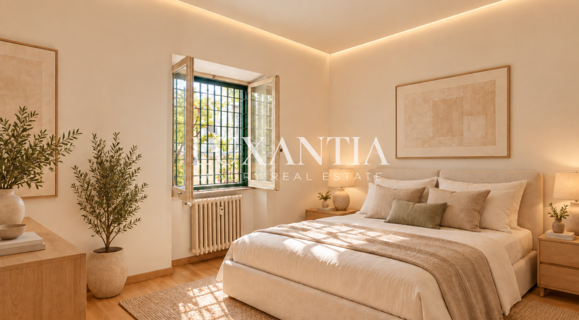 Camera da letto luminosa e naturale